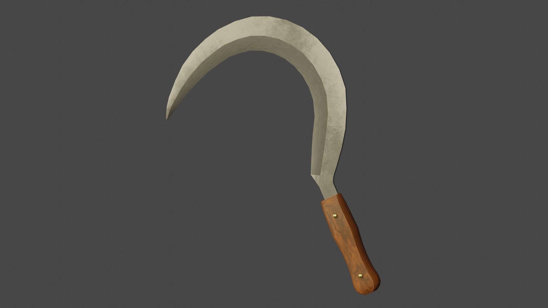 Sickle 3D model_2