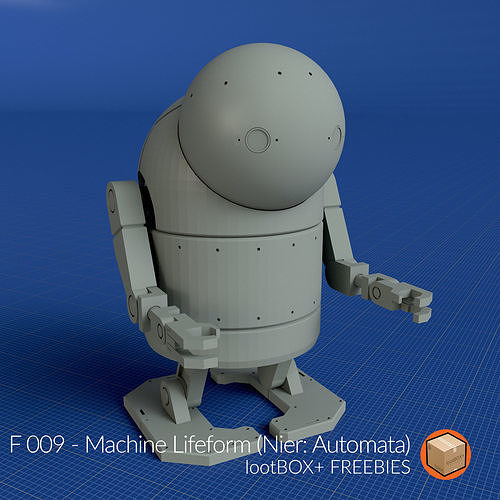 F 009 - MACHINE LIFEFORM Free 3D print model