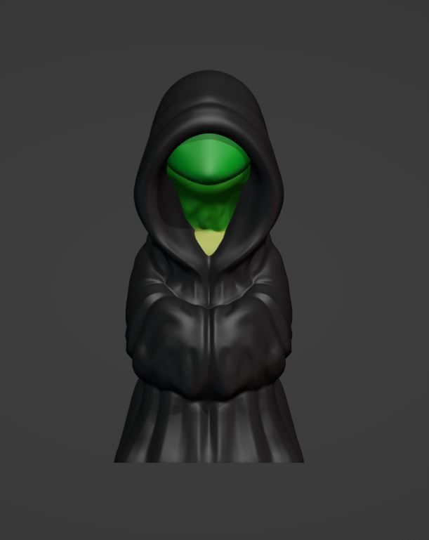 Kermit Dark Side Fan Art 3D print model_1