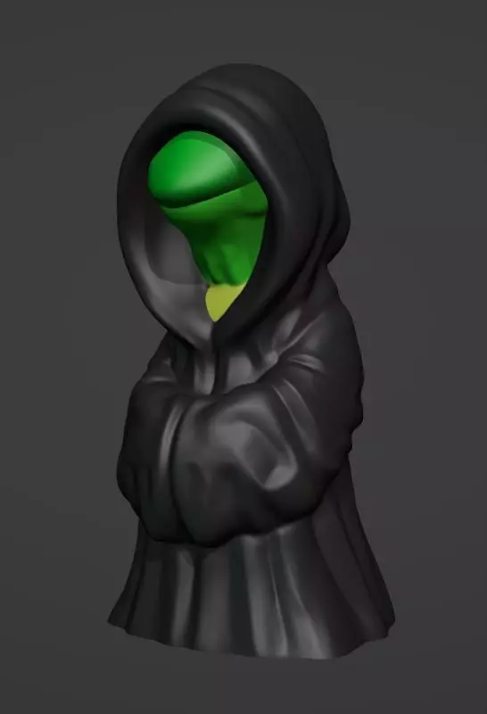 Kermit Dark Side Fan Art 3D print model_0
