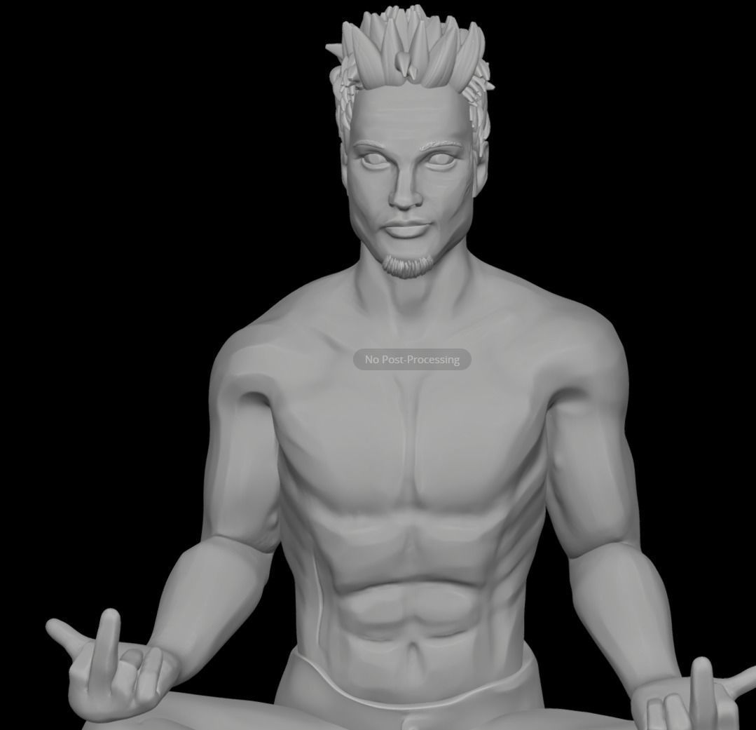 Fight Club Tyler Durden 3d pritable stylized 3d model 3D print model_3