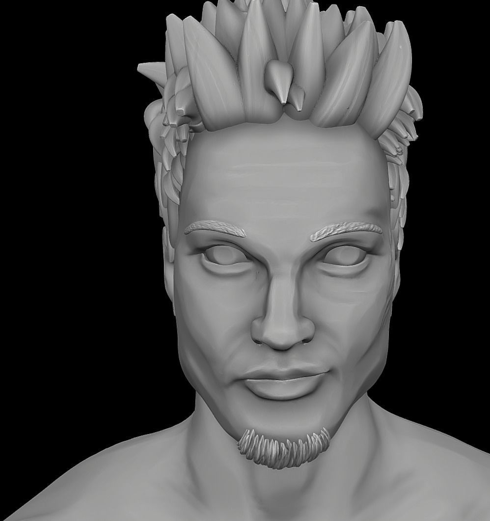 Fight Club Tyler Durden 3d pritable stylized 3d model 3D print model_14