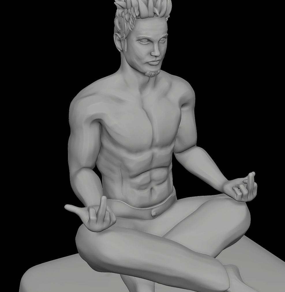 Fight Club Tyler Durden 3d pritable stylized 3d model 3D print model_13