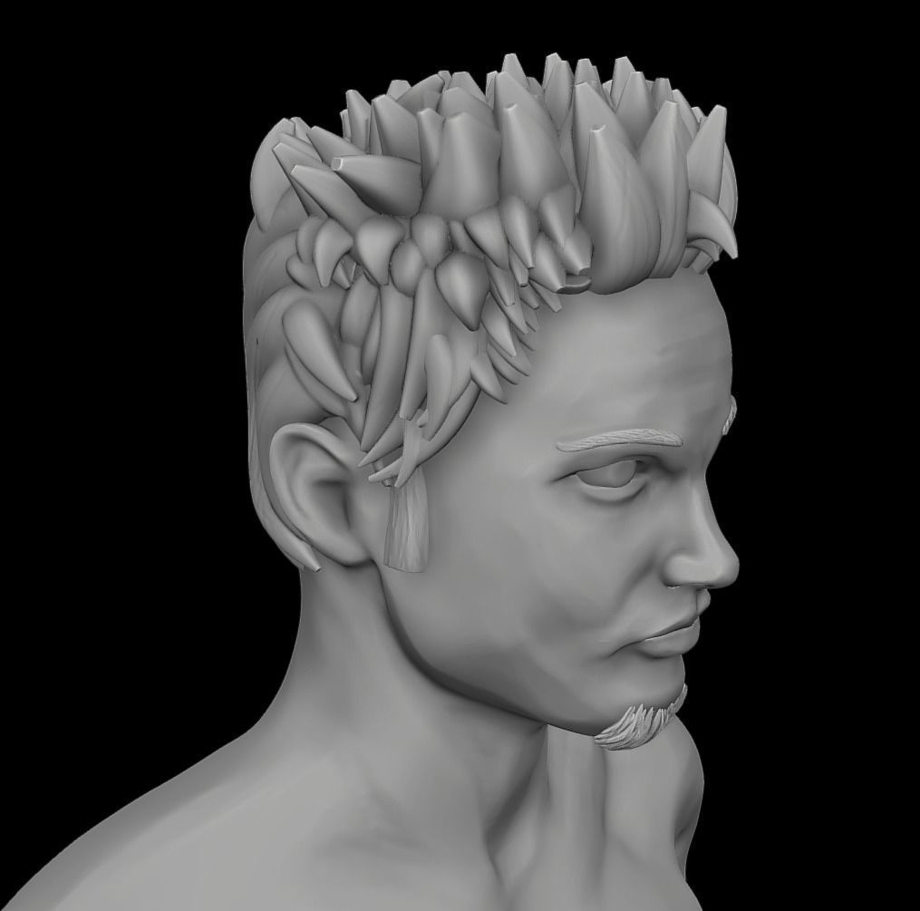 Fight Club Tyler Durden 3d pritable stylized 3d model 3D print model_6