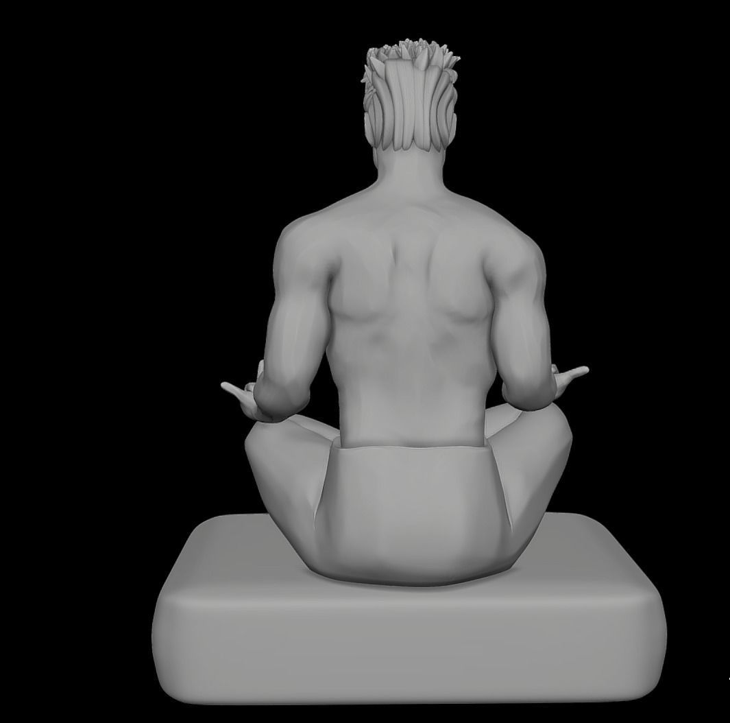 Fight Club Tyler Durden 3d pritable stylized 3d model 3D print model_2