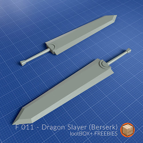 F 011 - DRAGON SLAYER Free 3D print model