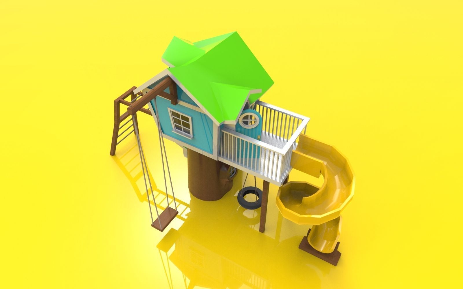 Hobbit playground 3D model_4