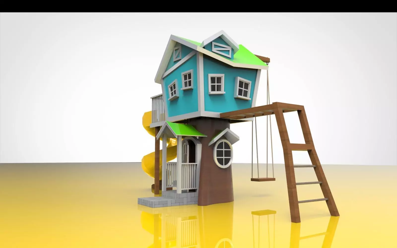 Hobbit playground 3D model_0