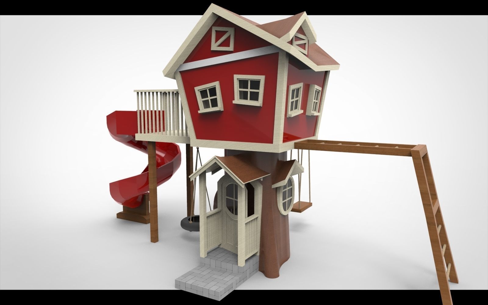 Hobbit playground 3D model_5