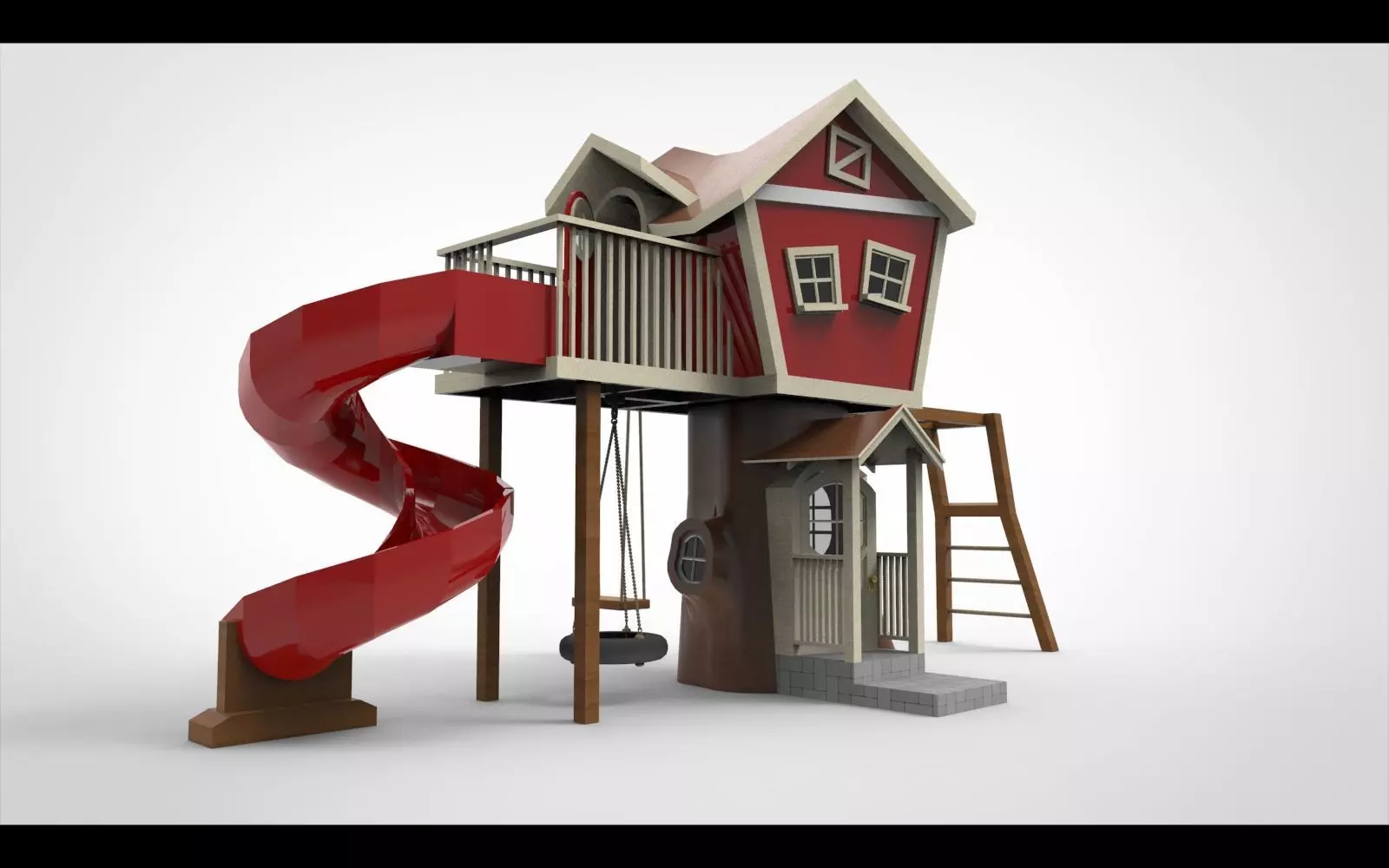 Hobbit playground 3D model_0