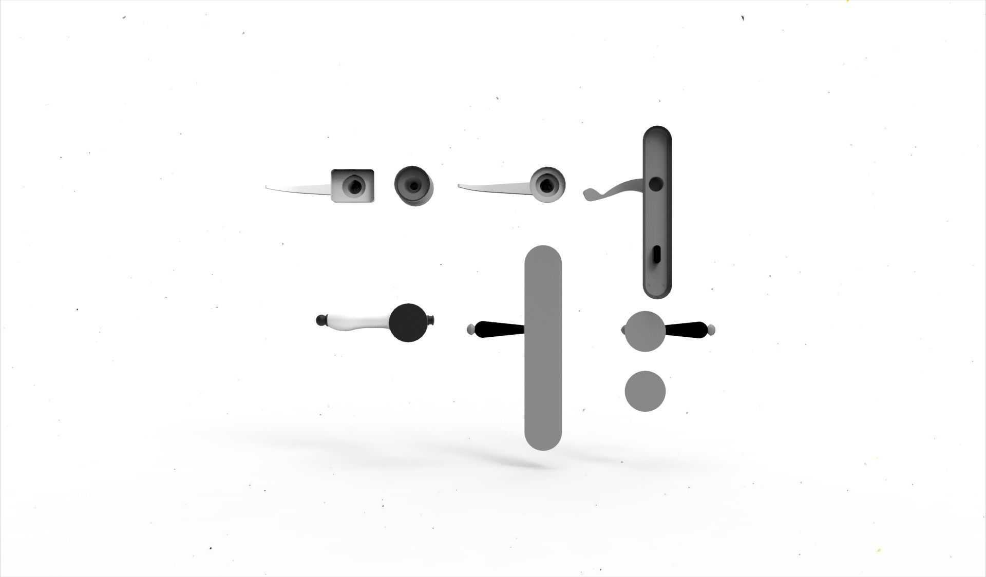 door handle 4 3D model_1