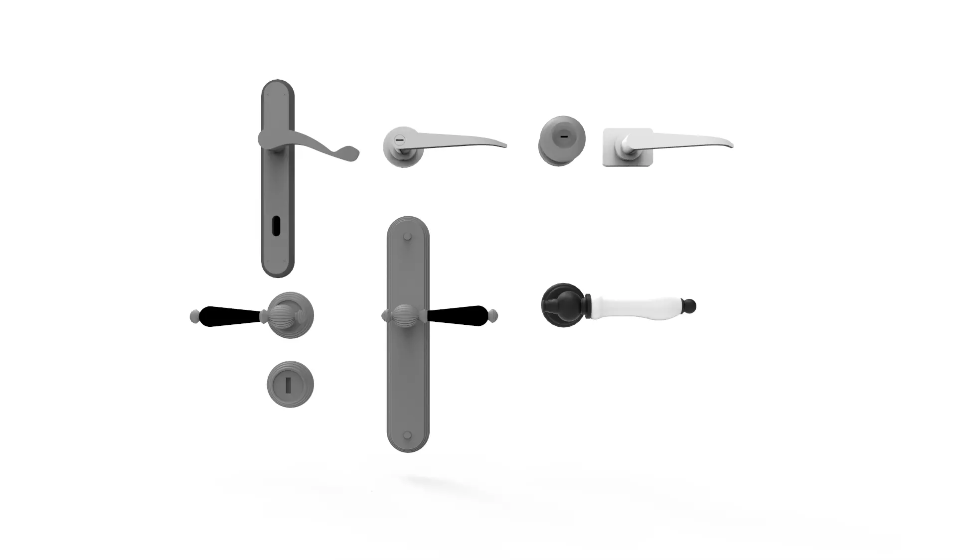 door handle 4 3D model_0