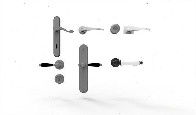 door handle 4 3D model