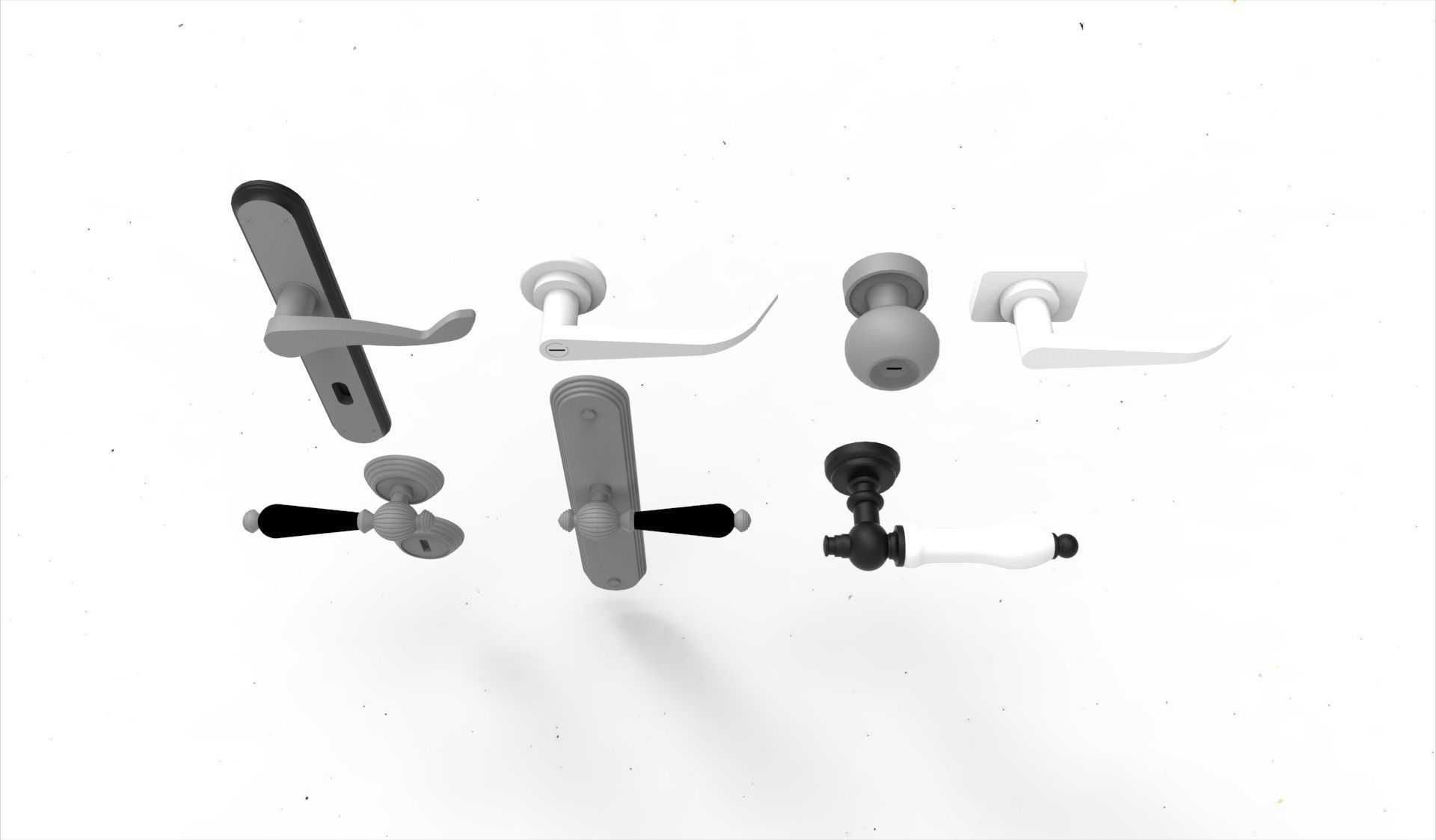 door handle 4 3D model_8