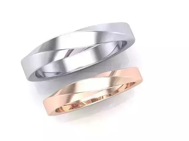 Mobius wedding bands 