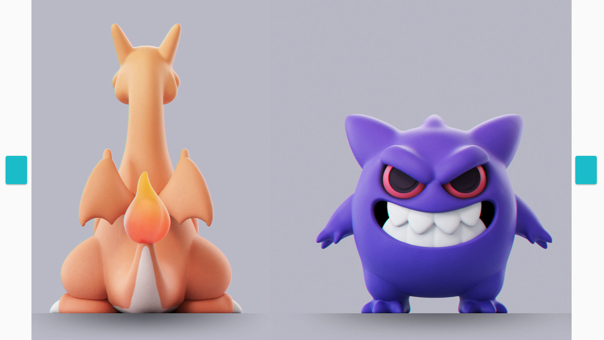 Pokemon - Charizard Gengar Wooper 3D print model_6