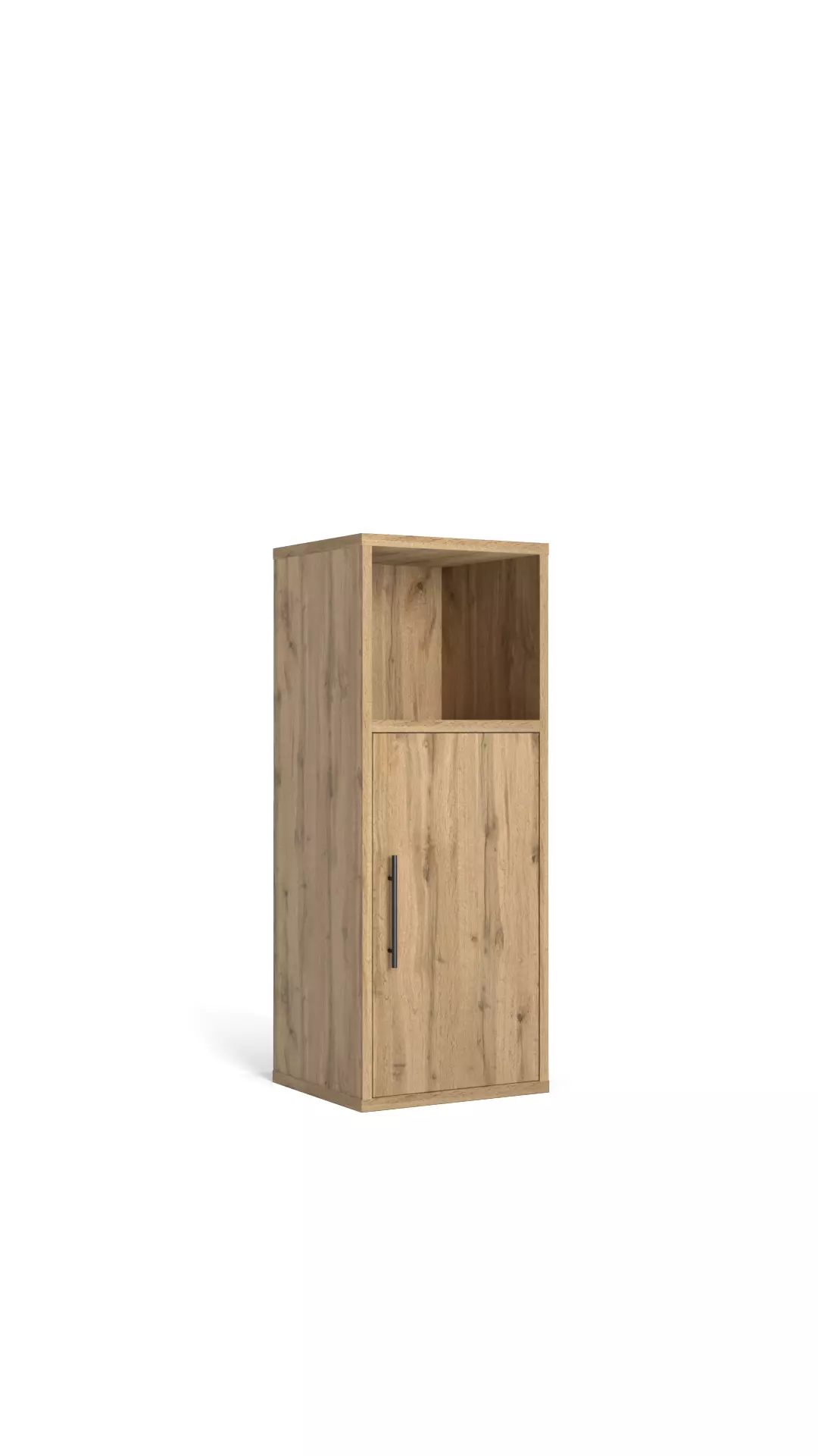 Modular Wooden Storage Cabinet 300x335x850 mm Free low-poly 3D model_0