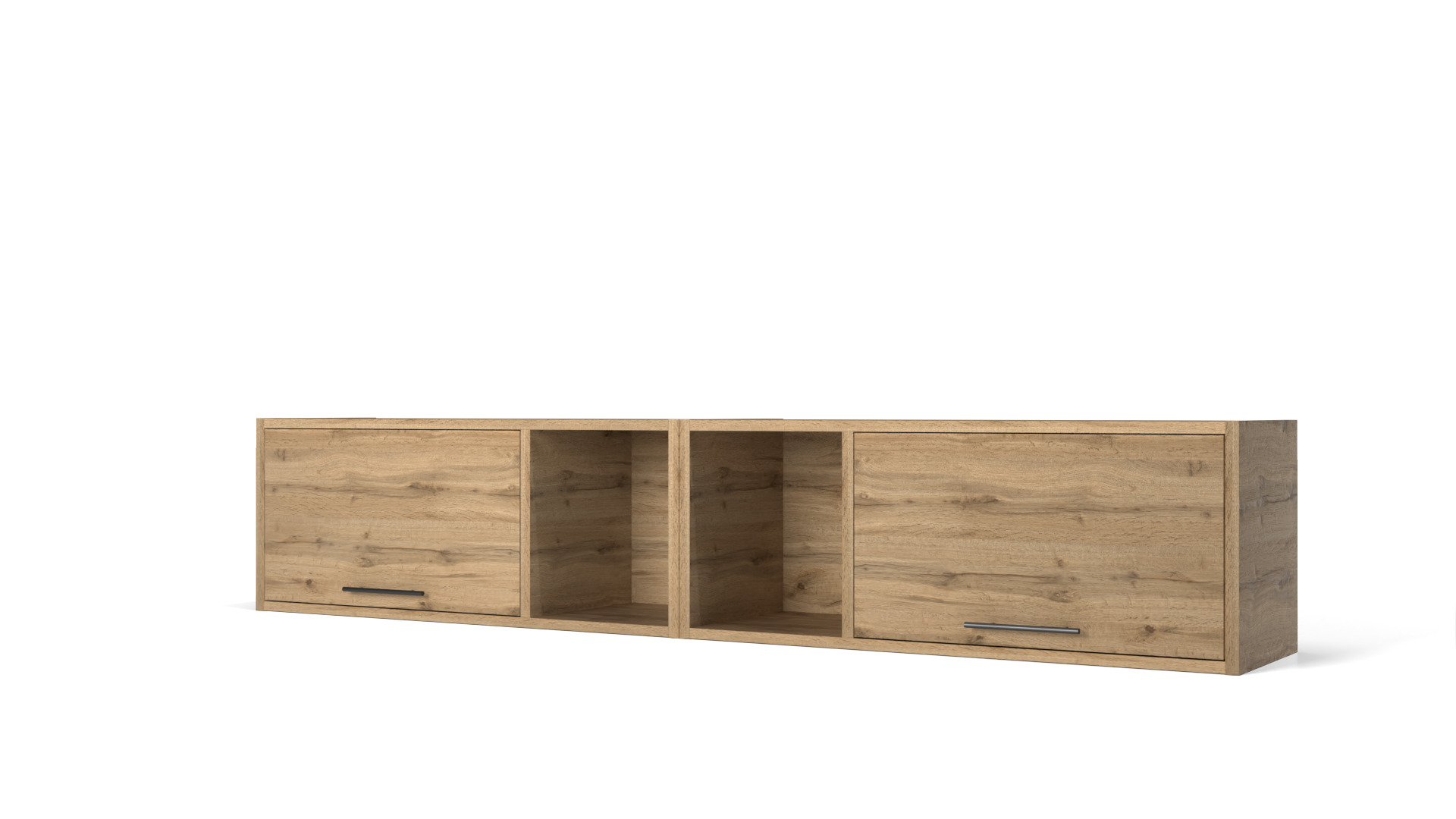 Modular Wooden Storage Cabinet 300x335x850 mm Free low-poly 3D model_10