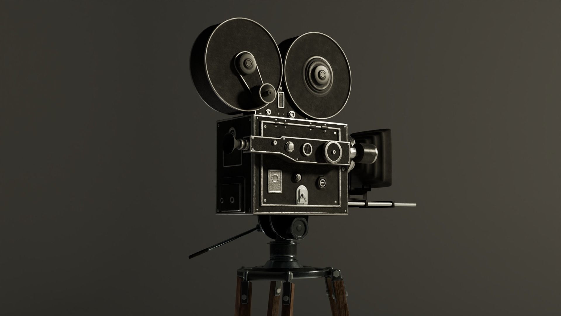 Photorealistic Classic Camera 3D model_5