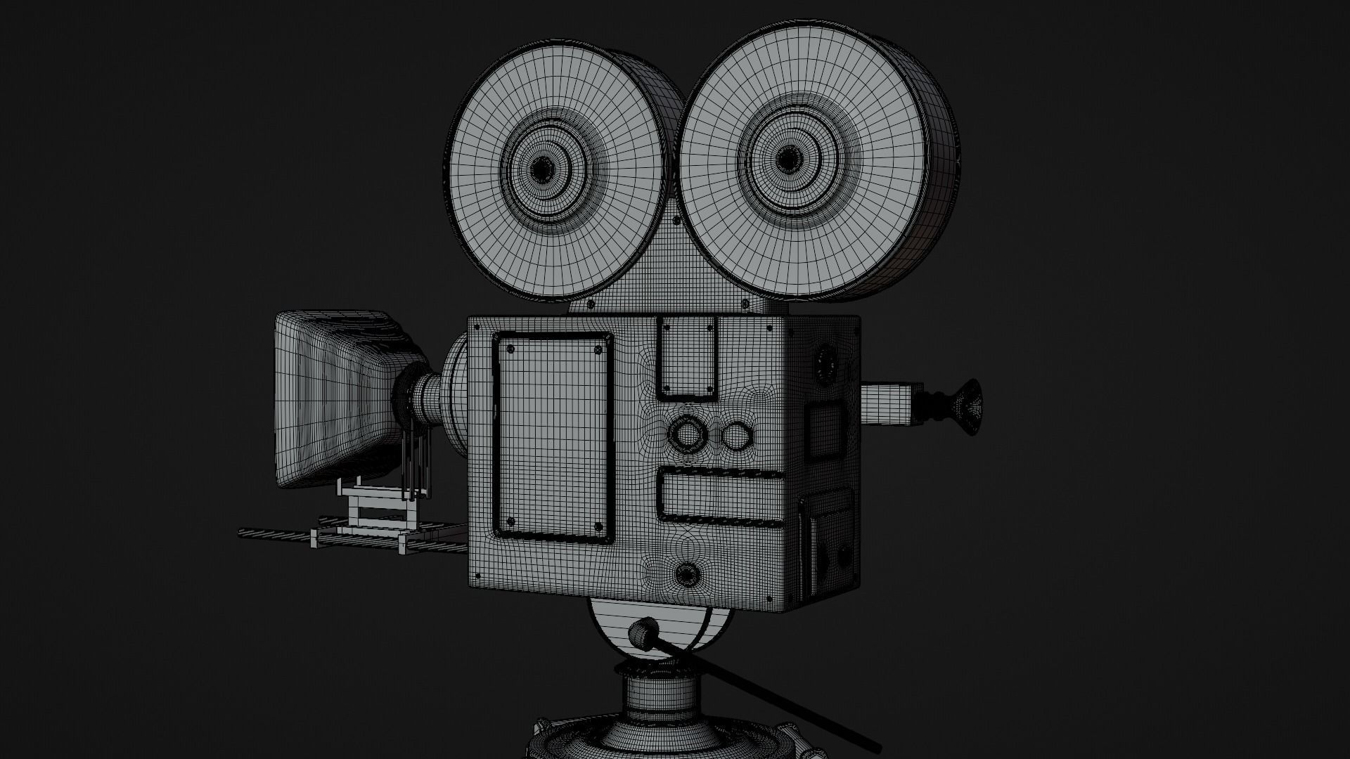 Photorealistic Classic Camera 3D model_12