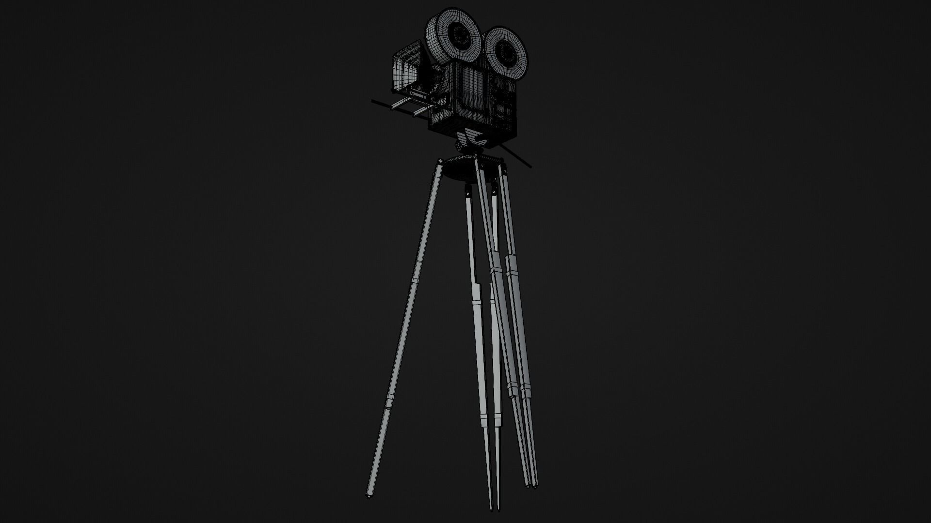 Photorealistic Classic Camera 3D model_16