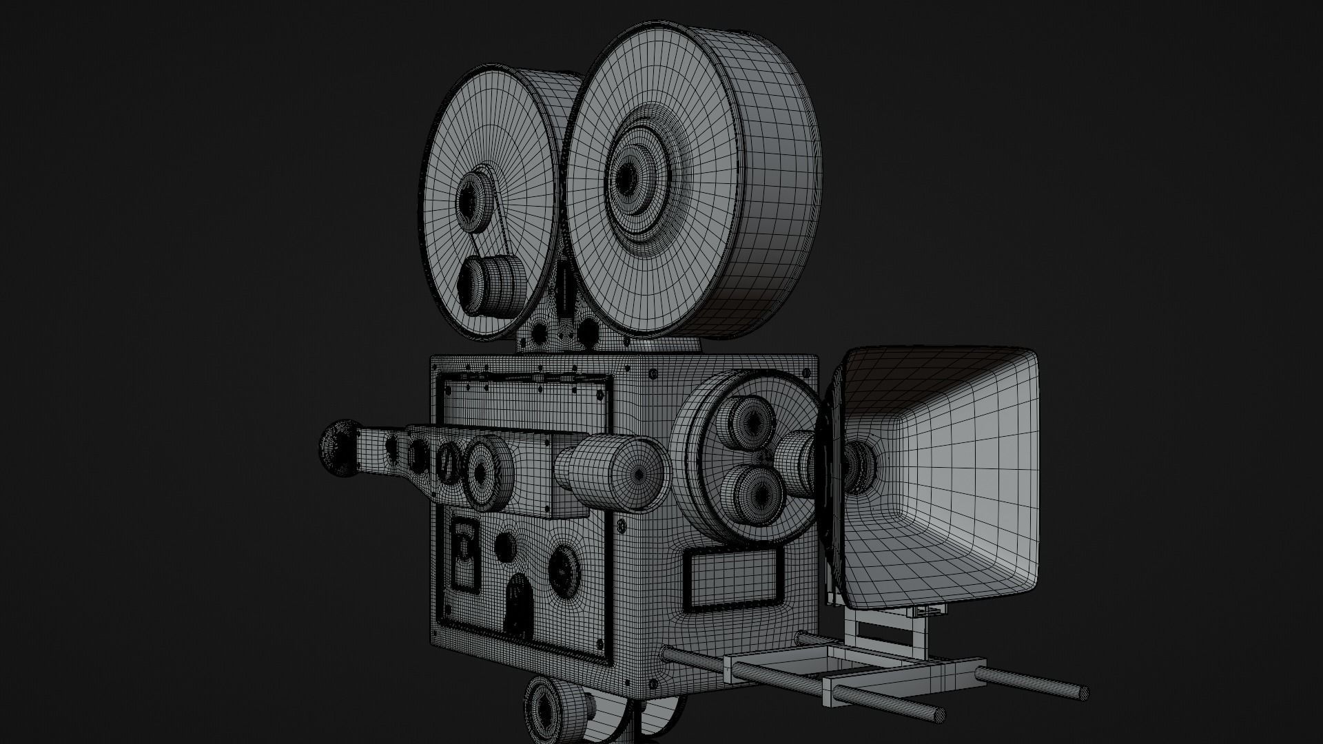 Photorealistic Classic Camera 3D model_13