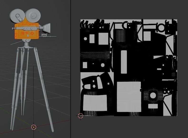 Photorealistic Classic Camera 3D model_18