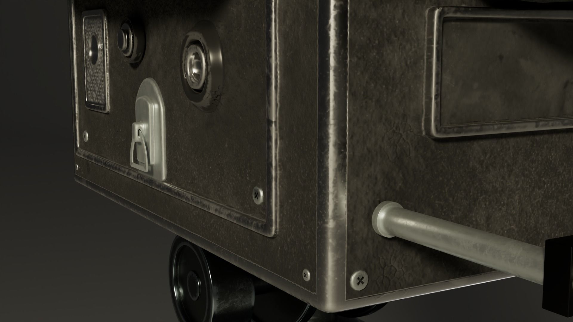 Photorealistic Classic Camera 3D model_9