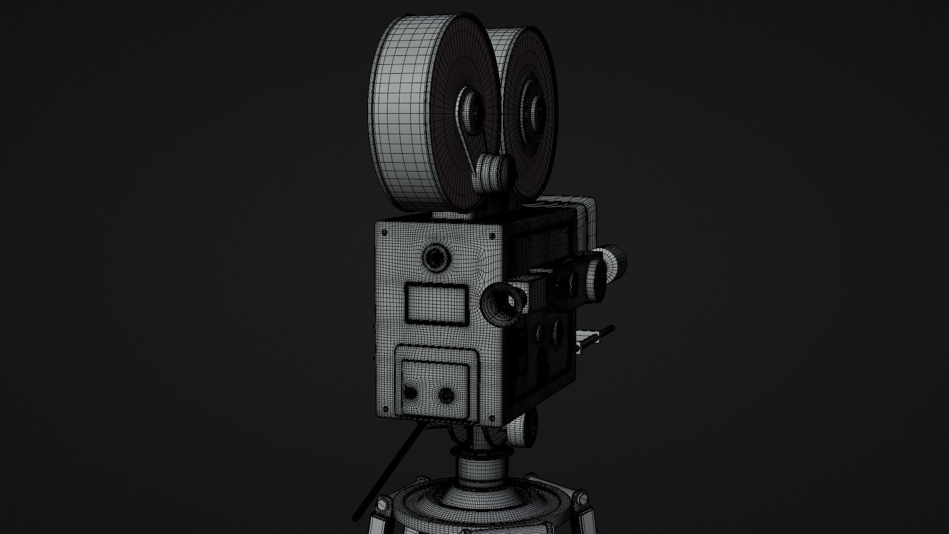 Photorealistic Classic Camera 3D model_17