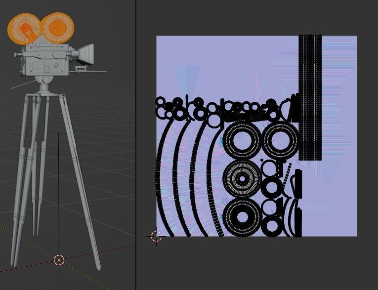 Photorealistic Classic Camera 3D model_19