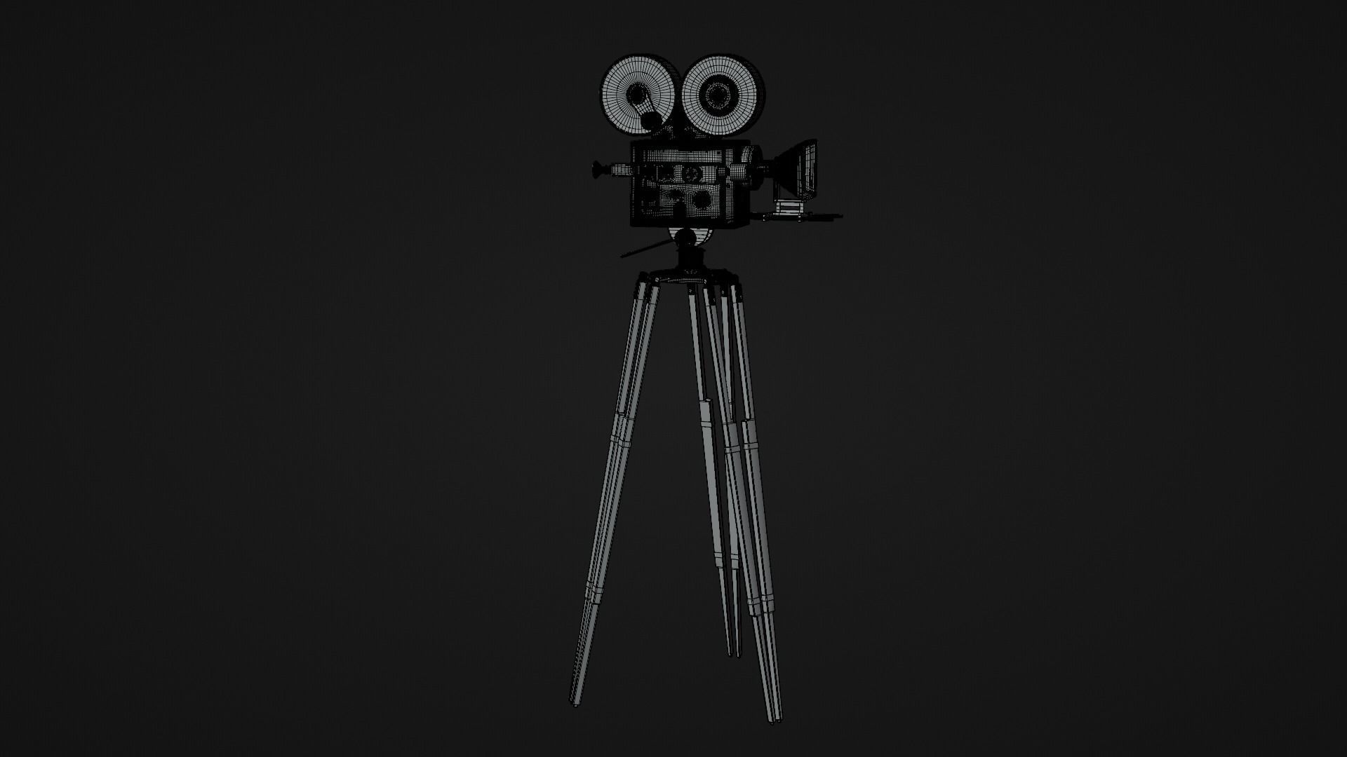 Photorealistic Classic Camera 3D model_14