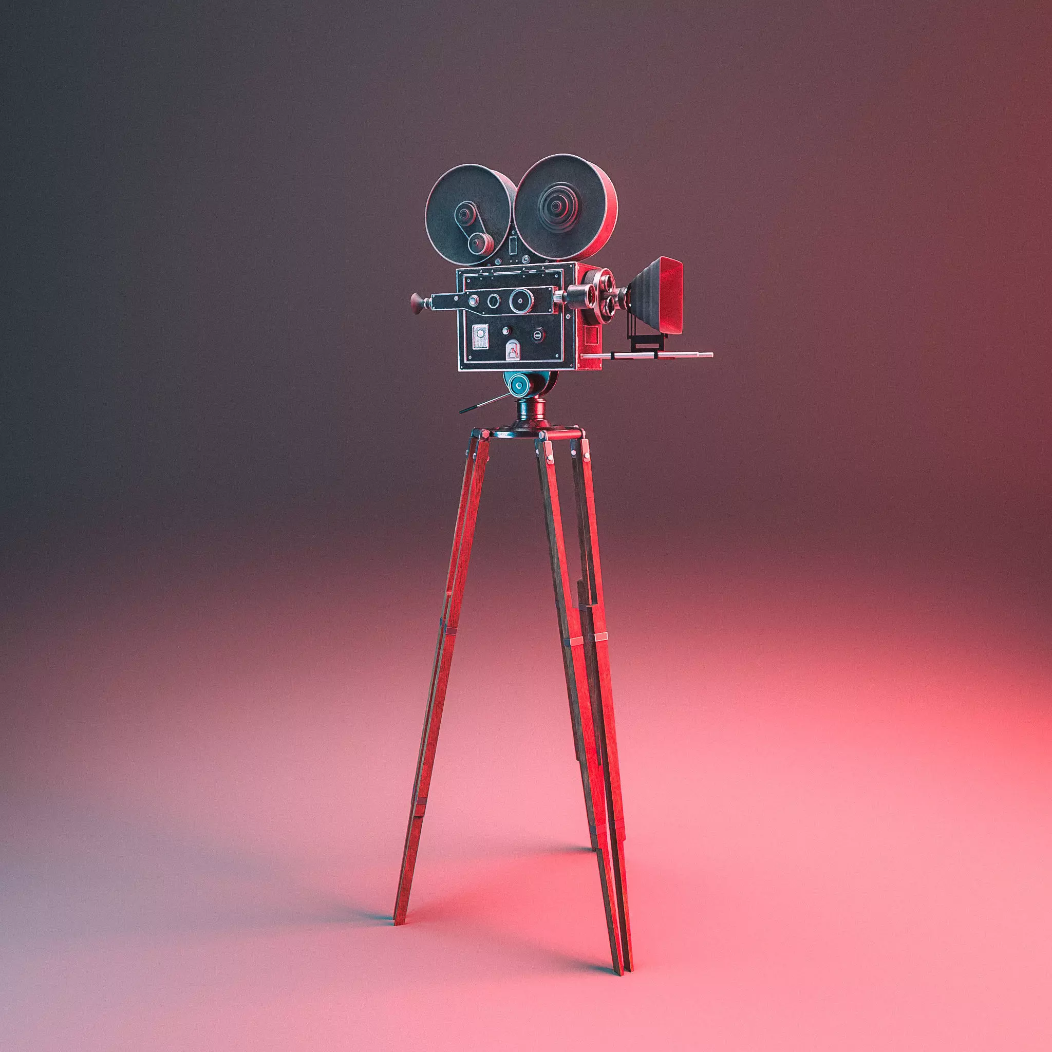 Photorealistic Classic Camera 3D model_0