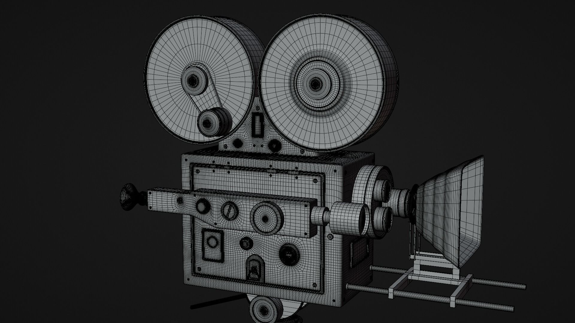 Photorealistic Classic Camera 3D model_11