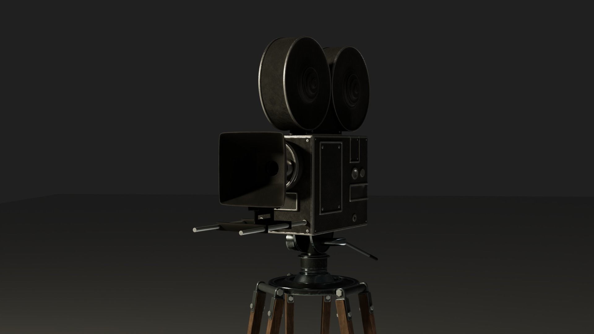 Photorealistic Classic Camera 3D model_6