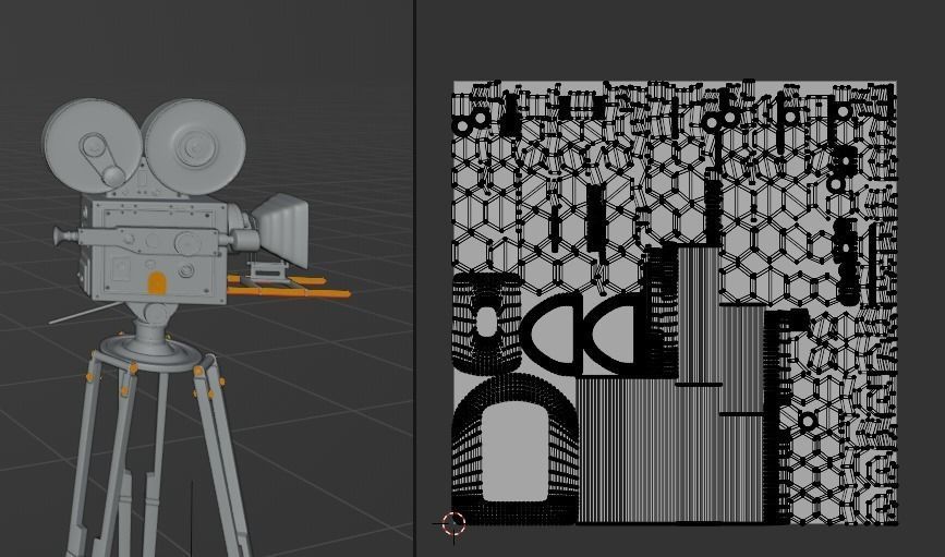 Photorealistic Classic Camera 3D model_25