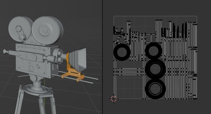 Photorealistic Classic Camera 3D model_27
