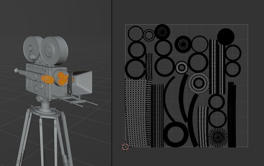 Photorealistic Classic Camera 3D model_22