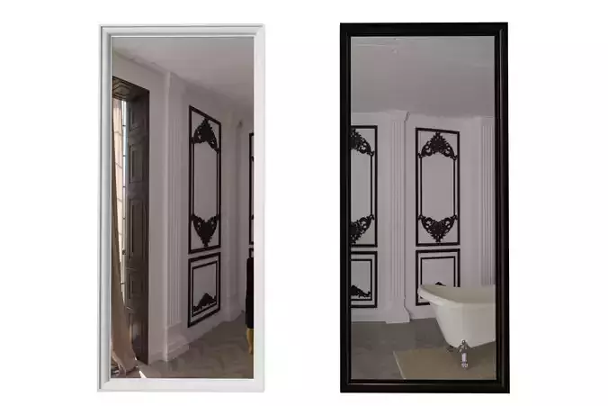 IKEA TOFTBYN MIRROR 3D model 3D model