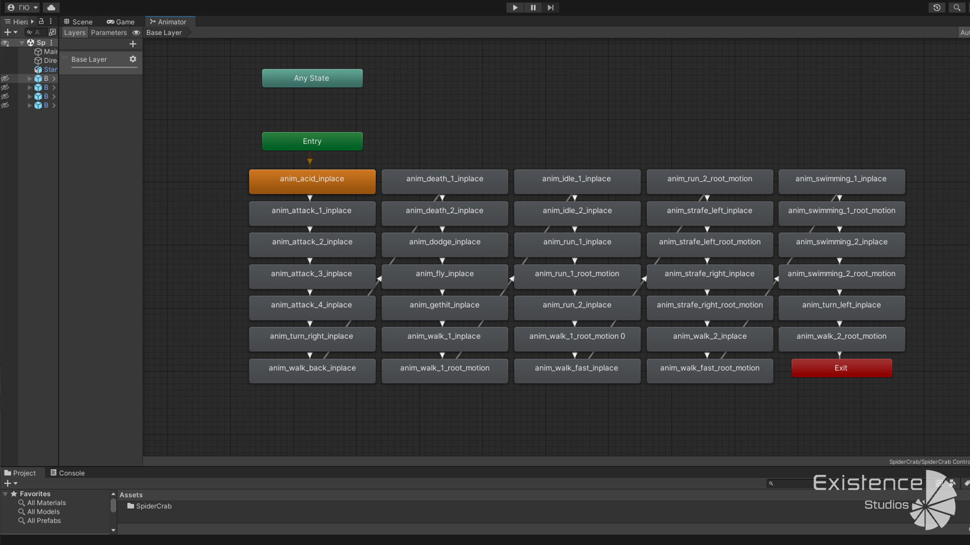 Crayfish Spider Crab - fish ocean predator crustacea model - 12 Low-poly 3D model_13