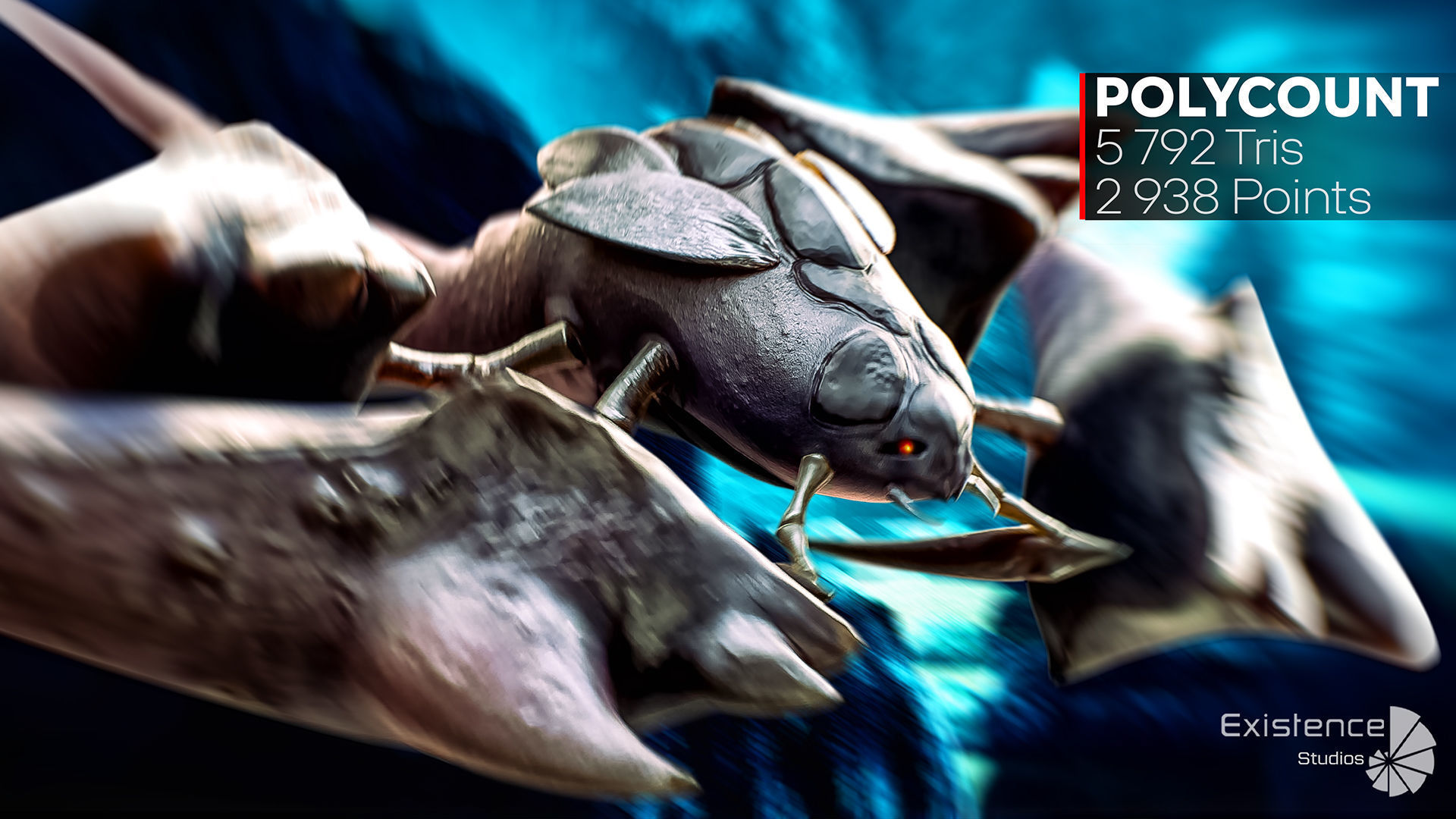 Crayfish Spider Crab - fish ocean predator crustacea model - 12 Low-poly 3D model_5