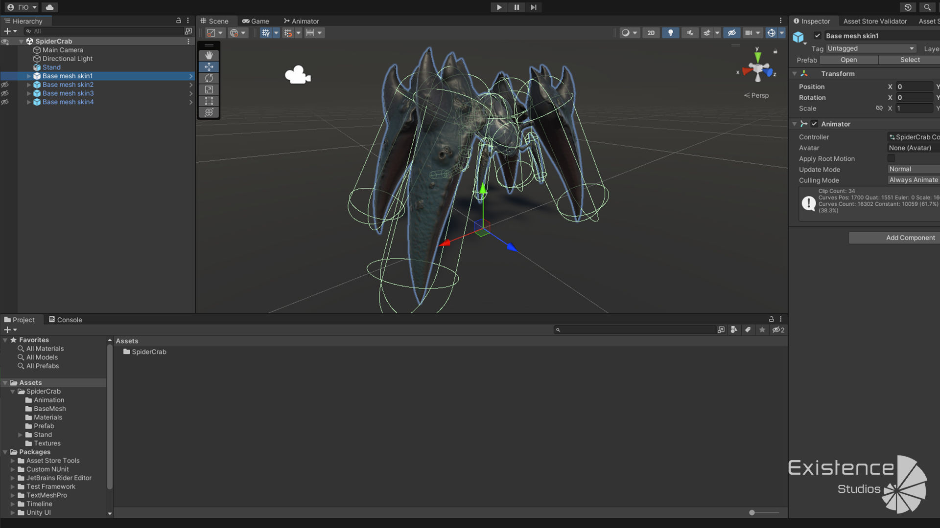 Crayfish Spider Crab - fish ocean predator crustacea model - 12 Low-poly 3D model_14