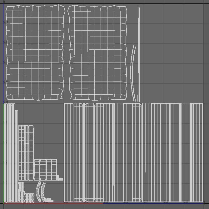 Slavic square leather shield-painted black with  deer symbol Low-poly 3D model_6