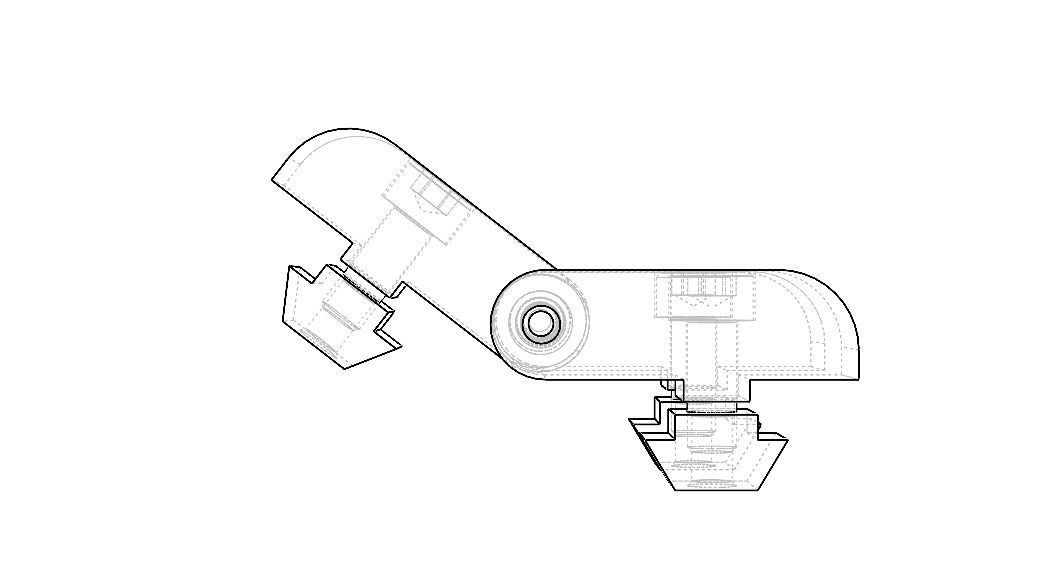 Aluminum Captive Lift-Off Hinge Low-poly 3D model_39