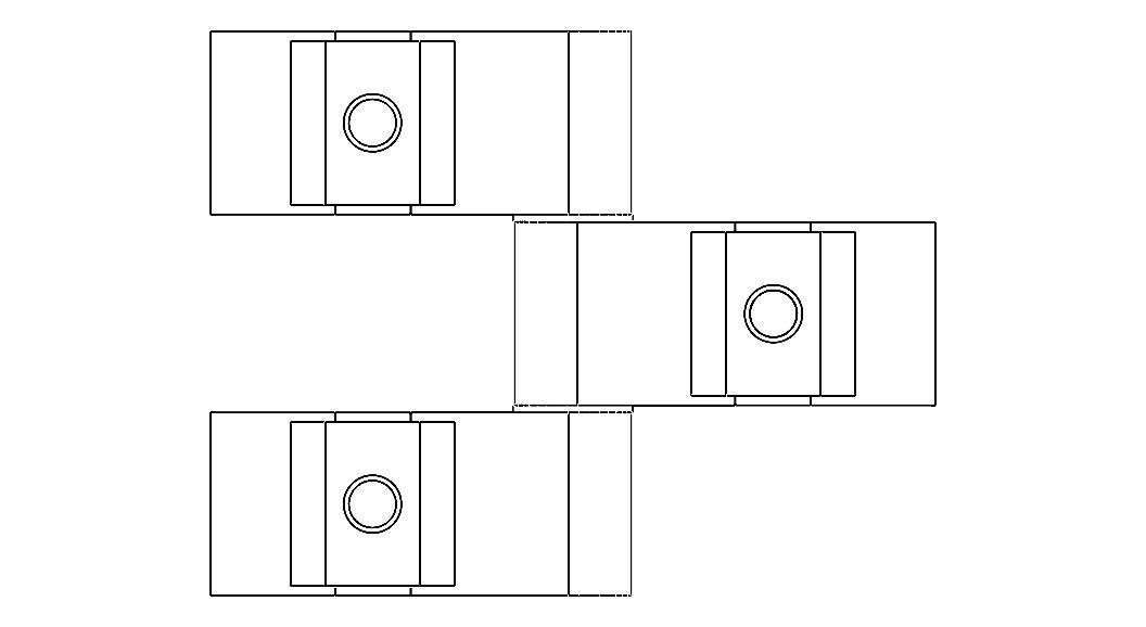 Aluminum Captive Lift-Off Hinge Low-poly 3D model_22