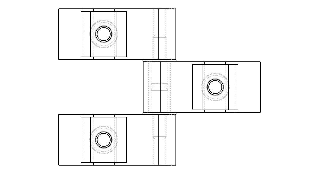 Aluminum Captive Lift-Off Hinge Low-poly 3D model_23