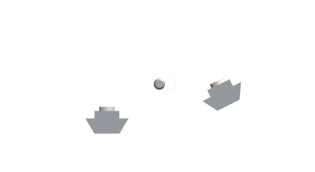 Aluminum Captive Lift-Off Hinge Low-poly 3D model_9