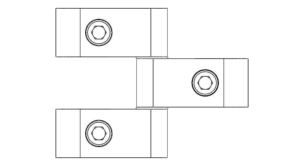 Aluminum Captive Lift-Off Hinge Low-poly 3D model_14