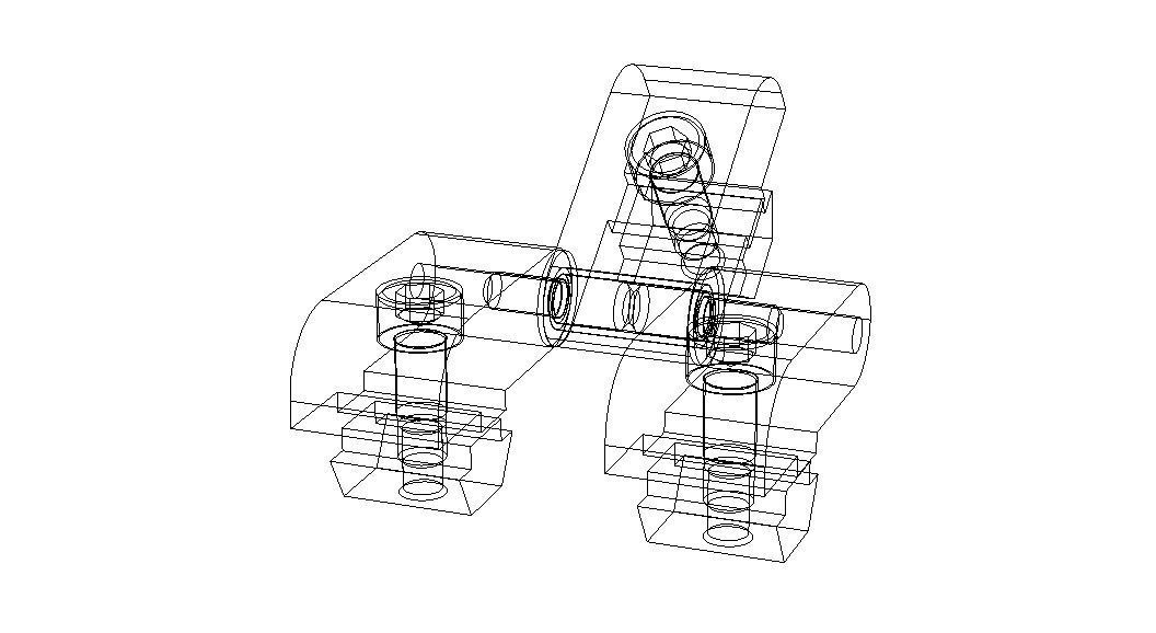 Aluminum Captive Lift-Off Hinge Low-poly 3D model_28