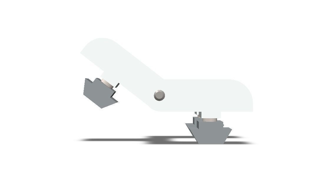 Aluminum Captive Lift-Off Hinge Low-poly 3D model_41