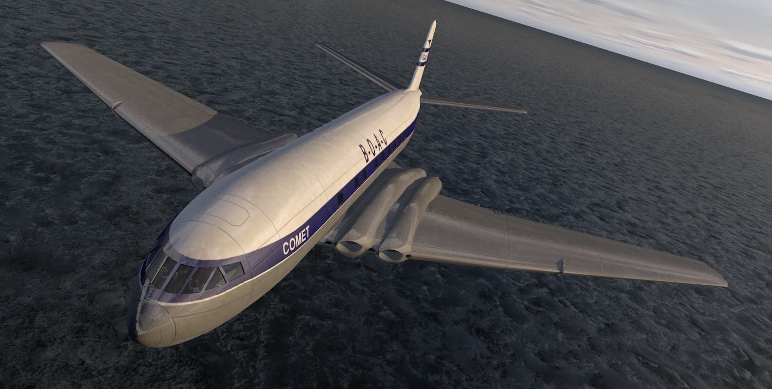 De Havilland DH 106 Comet Mk-1 3D model_10